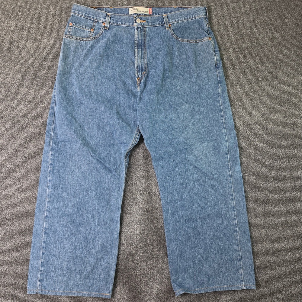 Levis 569 Jeans Men's 40x30 Loose Fit Straight Leg Blue Denim Baggy Vintage